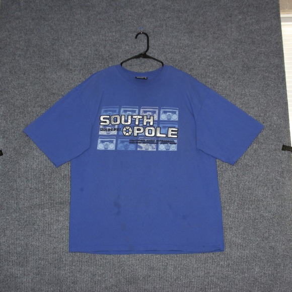 Southpole Other - Southpole Mens T Shirt Graphic Print Blue Size L Authentic Collection Retro Y2K